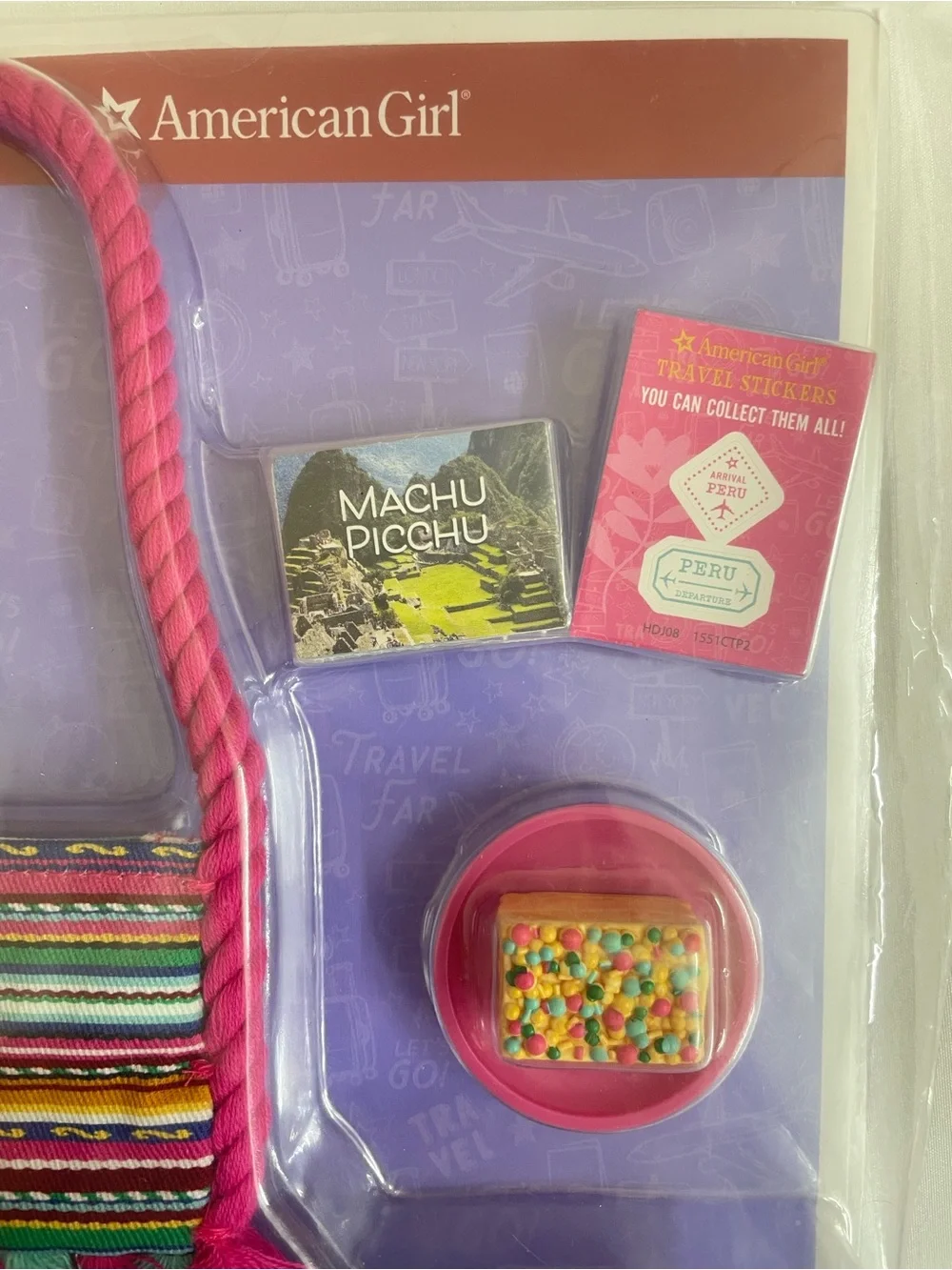 American Girl  World Traveler Peruvian Souvenir Set for 18 inch dolls ,Truly me